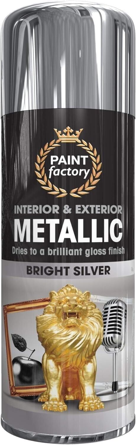 Paint Factory All Purpose Silver Metallic 400ml | Daily Supplies