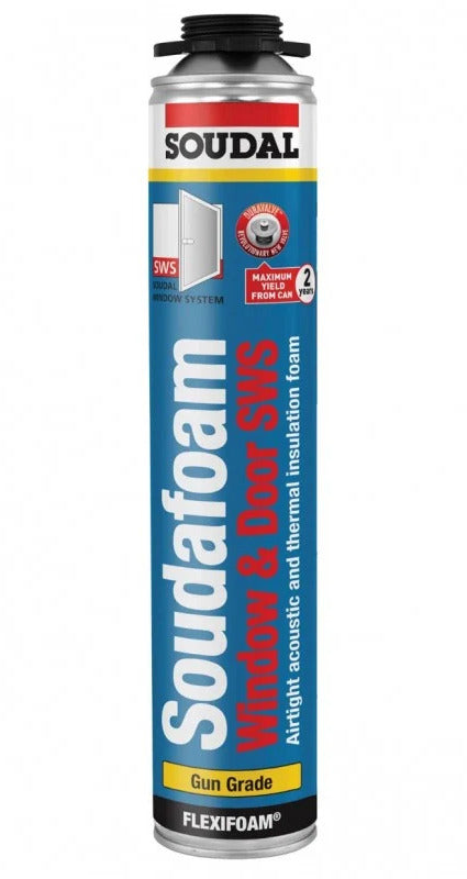 Soudal Soudafoam Gap Filler Window & Door Xtra Gun Grade 750ml | Daily Supplies