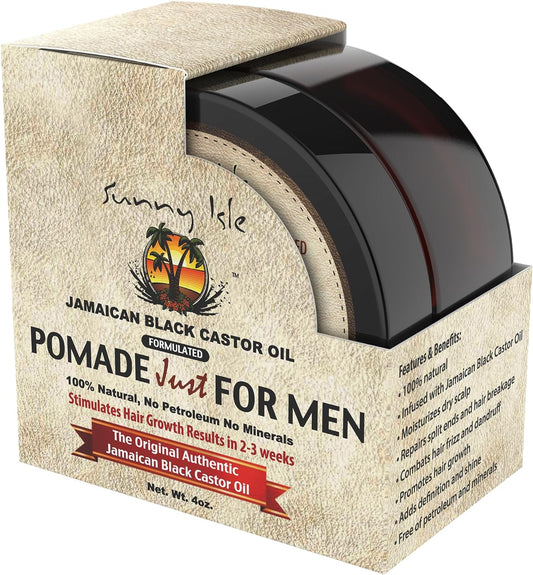Sunny Isle Black Jamaican Castor Hair Oil Pomade For Men 118ml | Daily Supplies