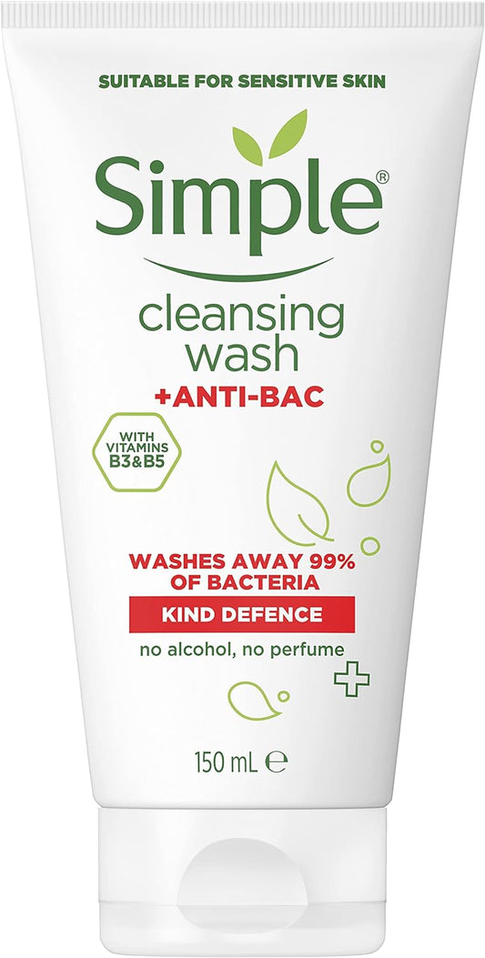 Simple Kind Anti Bacterial Cleansing Wash Washes 150ml | Daily Supplies