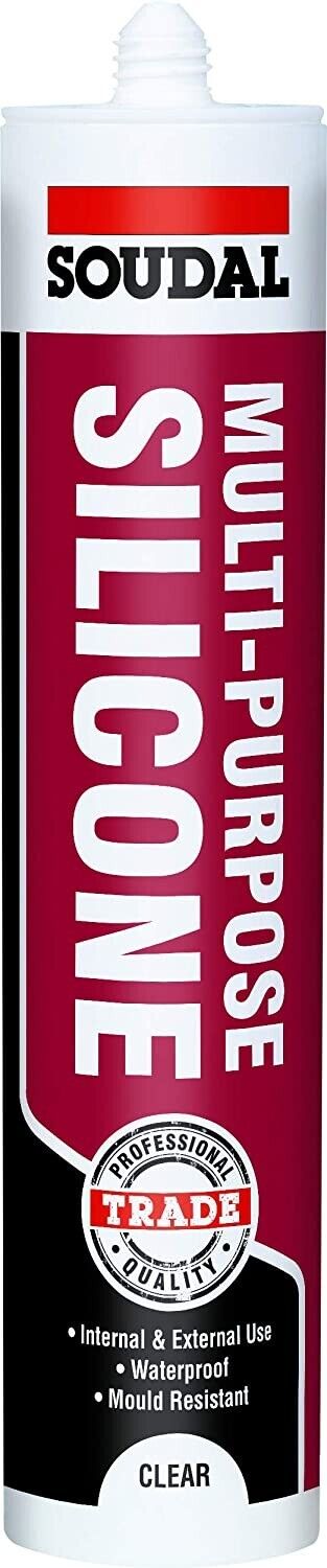 Soudal Multi Purpose Silicone Sealant Clear 270ML | Daily Supplies