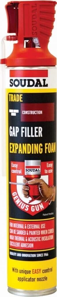 Soudal Gap Filler Expanding Foam Genius Gun 750ml | Daily Supplies