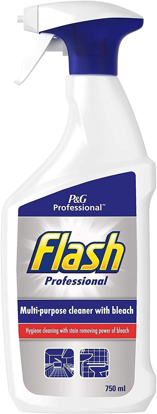Flash Professional Multi-Purpose Cleaner with Bleach Spray 750ml | Daily Supplies