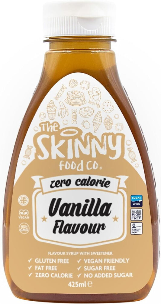 The Skinny Foods Vanilla Syrup Zero Calories 425ml | Daily Supplies