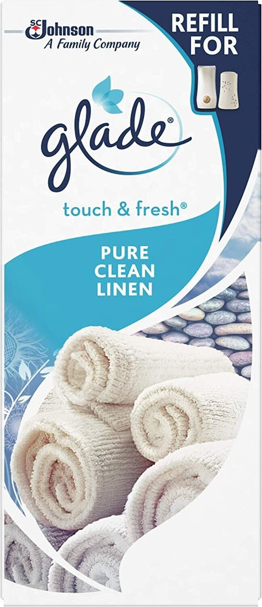 Glade Touch & Fresh Refill Clean Linen Air Freshener 10ml | Daily Supplies
