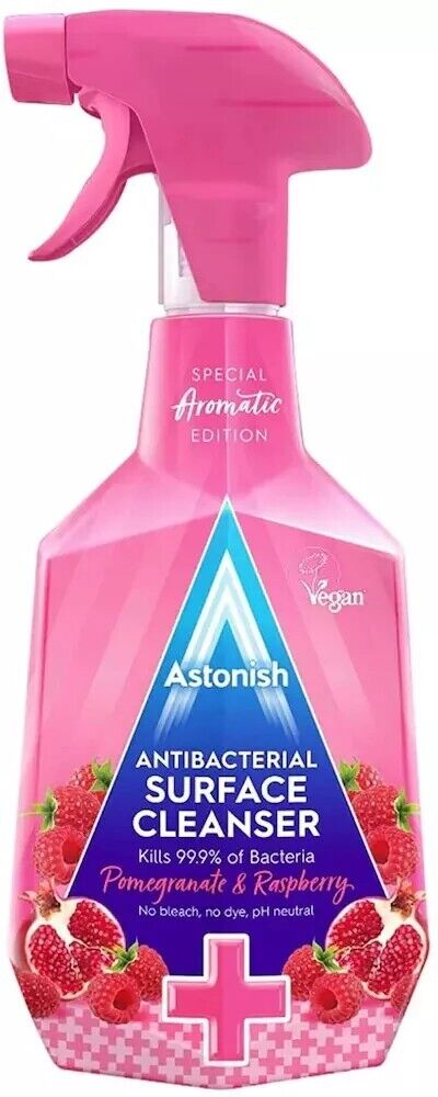 Astonish Antibacterial Surface Cleanser Pomegranate & Raspberry 750ml | Daily Supplies