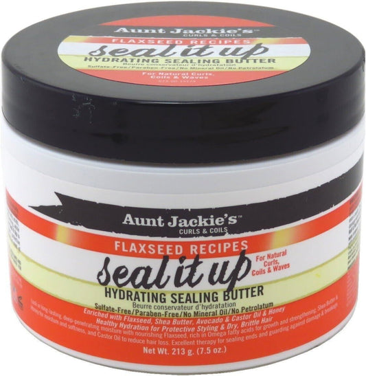 Aunt jackies Seal It Up Hydrating Sealing Butter Hair Conditioner 213g | Daily Supplies