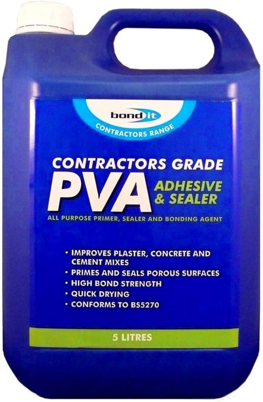 Bond it PVA Contractors Grade Adhesive & Sealer 5L | Daily Supplies