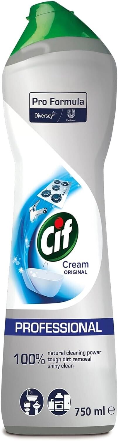 CIF Cream Cleaner Original White 750ml | Daily Supplies