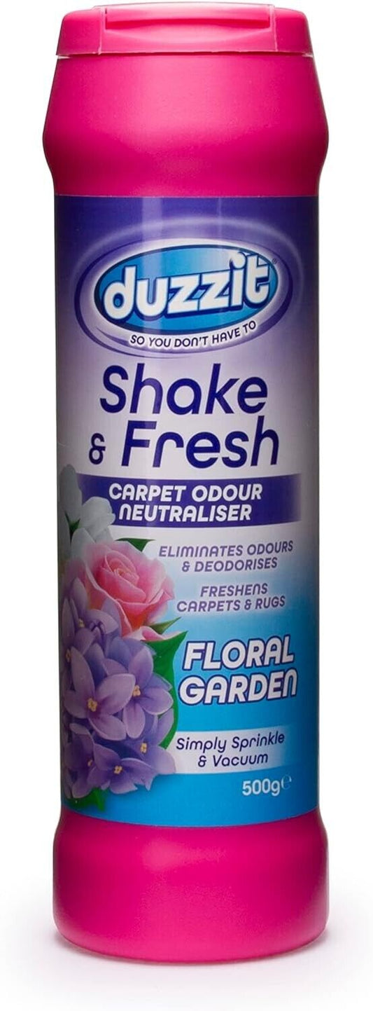 Duzzit Carpet Odour Neutralizer Shake & Fresh Floral Garden 500gm | Daily Supplies