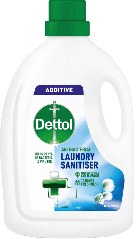 Dettol Antibacterial Laundry Sanitiser Fresh Cotton 3L | Daily Supplies