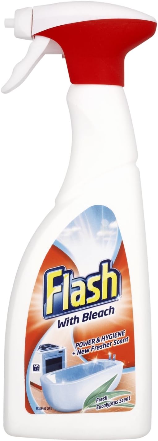 Flash Power & Hygiene Bleach Spray 500ml | Daily Supplies
