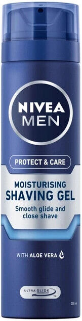 Nivea Moisturising Shaving Gel Protect & Care Aloe Vera 200ml | Daily Supplies
