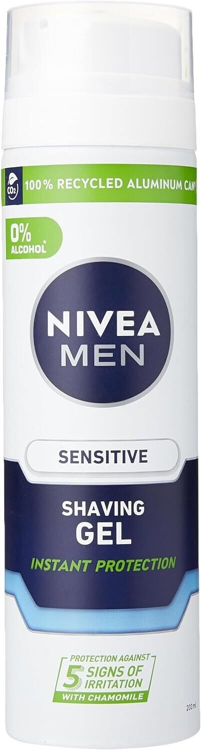 Nivea Shave Gel Sensitive Men 200ml | Daily Supplies
