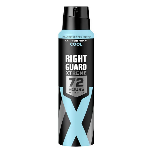 Right Guard Xtreme Cool MEN Anti-Perspirant Deodorant Aerosol 150ml | Daily Supplies