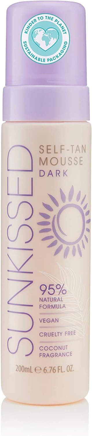 Sunkissed Dark Coconut Fragrance Self Tan Mousse 200ml | Daily Supplies
