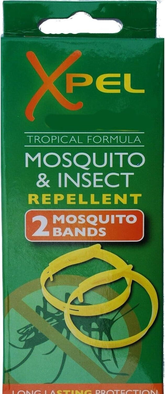 Xpel Tropical Formula Mosquito and Insect Repellent Bands 2 Bands | Daily Supplies
