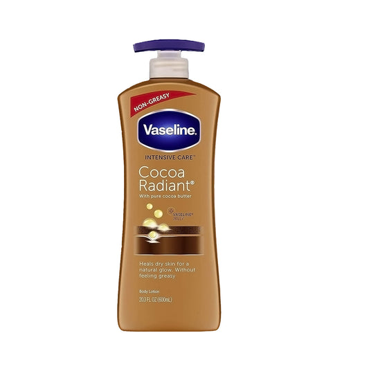 Vaseline Intensive Care Cocoa Radiant With Cocoa Butter Body Lotion 600ml | Daily Supplies