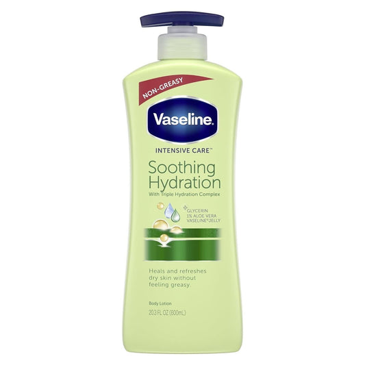 Vaseline Intensive Care Aloe Soothe Soothing Hydration Body Lotion 600ml | Daily Supplies