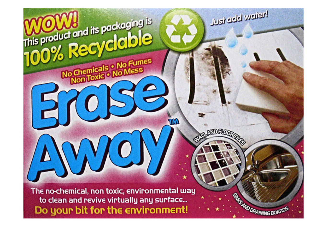 Pride Erase Away Magic Sponge | Daily Supplies