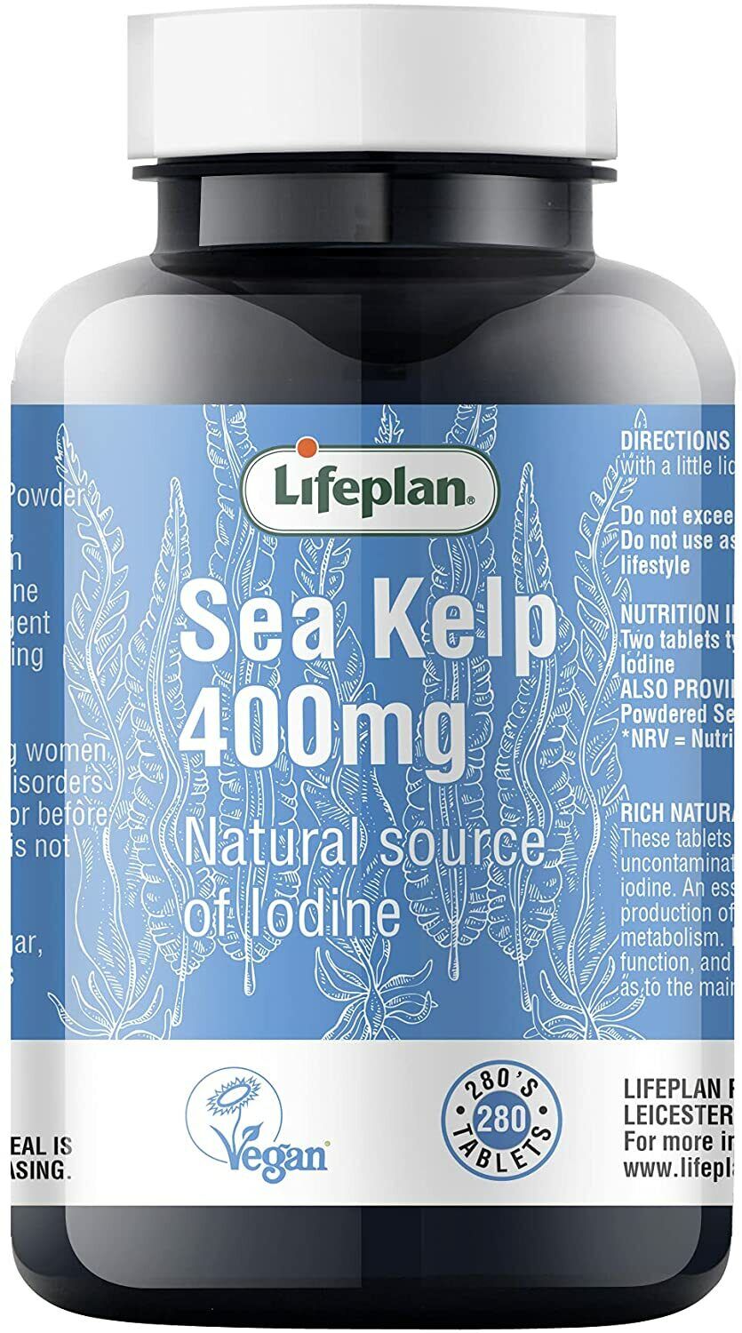 Lifeplan Sea Kelp 400mg 280 Tablets | Daily Supplies