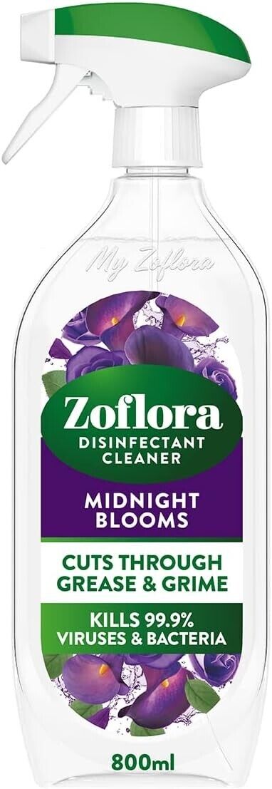 Zoflora Multi-Purpose Disinfectant Cleaner Midnight Blooms 800ml | Daily Supplies