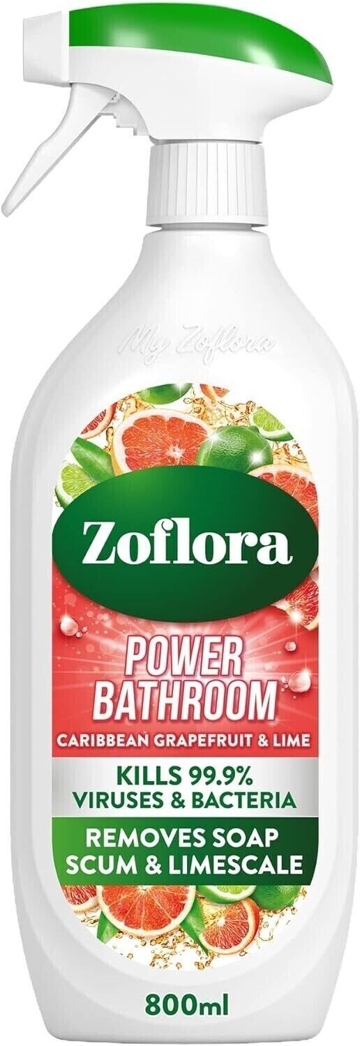 Zoflora Power Bathroom Cleaner Grapefruit & Lime 800ml | Daily Supplies