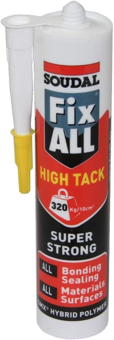 Soudal Fix All White High Tack Sealant Glue | Daily Supplies