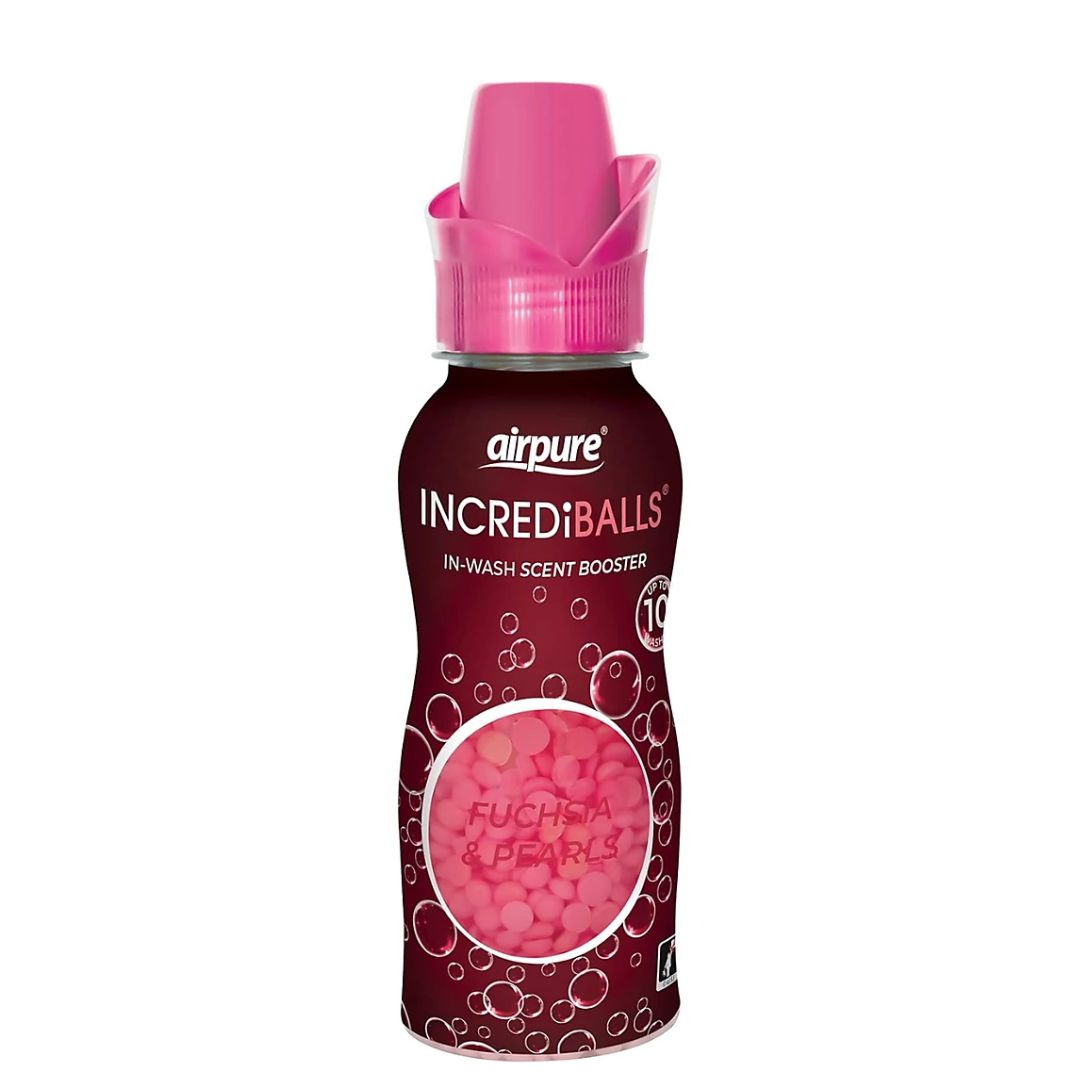 Airpure Incrediballs In-wash Scent Booster Fuchsia & Pearls 10 Washes | Daily Supplies
