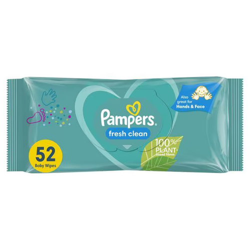 Pampers Fresh Clean Baby Wipes 52's | Daily Supplies