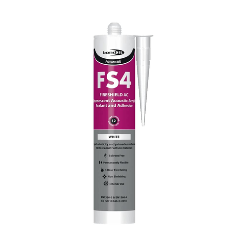 Bond It Premiere FS4 Fireshield AC White Sealant & Adhesive 310ml | Daily Supplies
