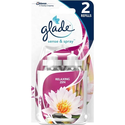 Glade Sense & Spray Twin Pack Refills Air Freshener Relaxing Zen x 18ml | Daily Supplies