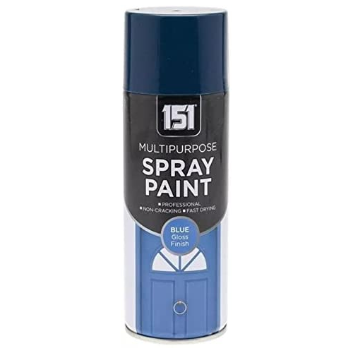151 Blue Gloss Multi Purpose Aerosol Spray Paint 400ML | Daily Supplies