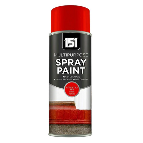 151 Step and Tile Red Gloss Multipurpose Spray Paint 400ML | Daily Supplies