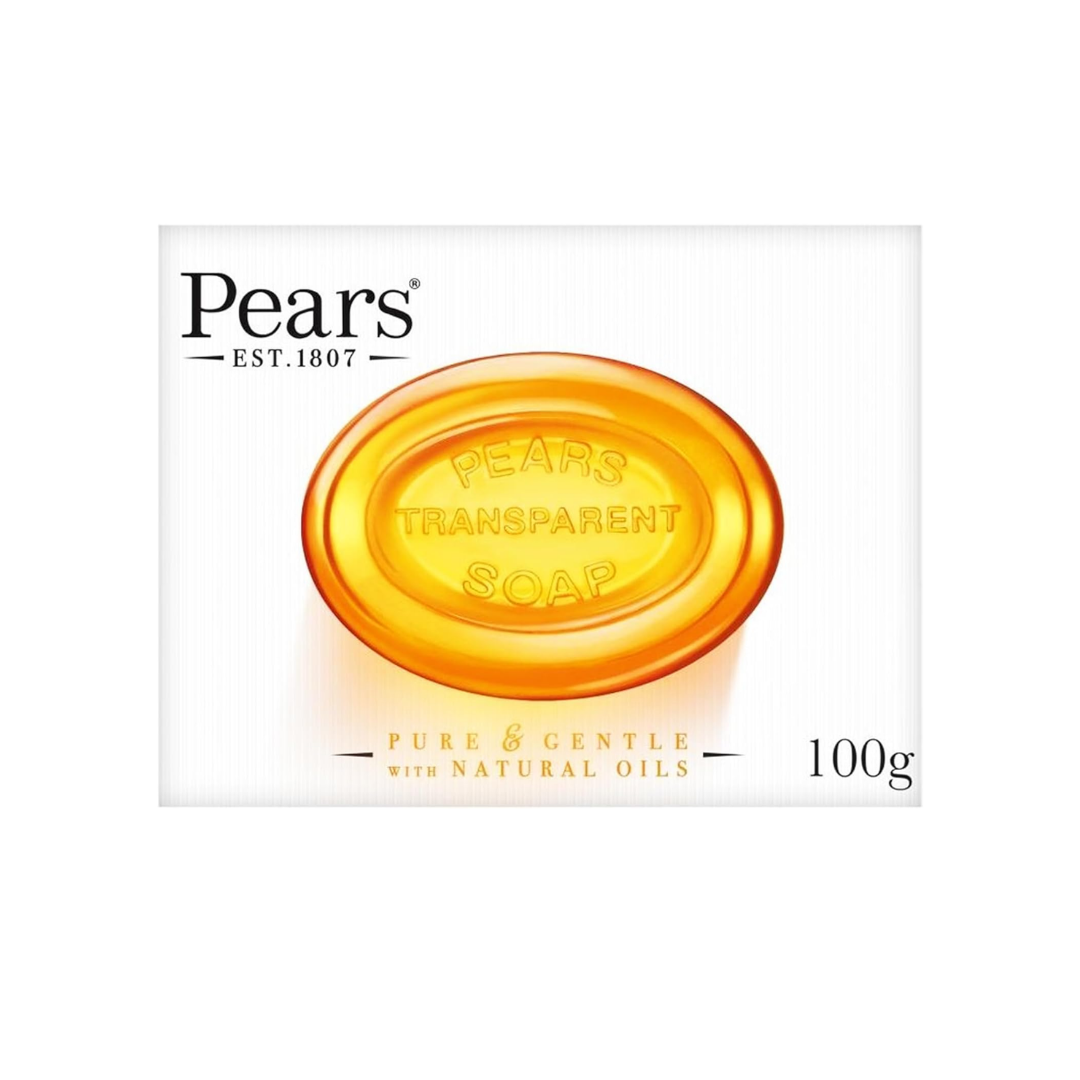 Pears Transparent Pure & Gentle Bar Soap 100 G | Daily Supplies