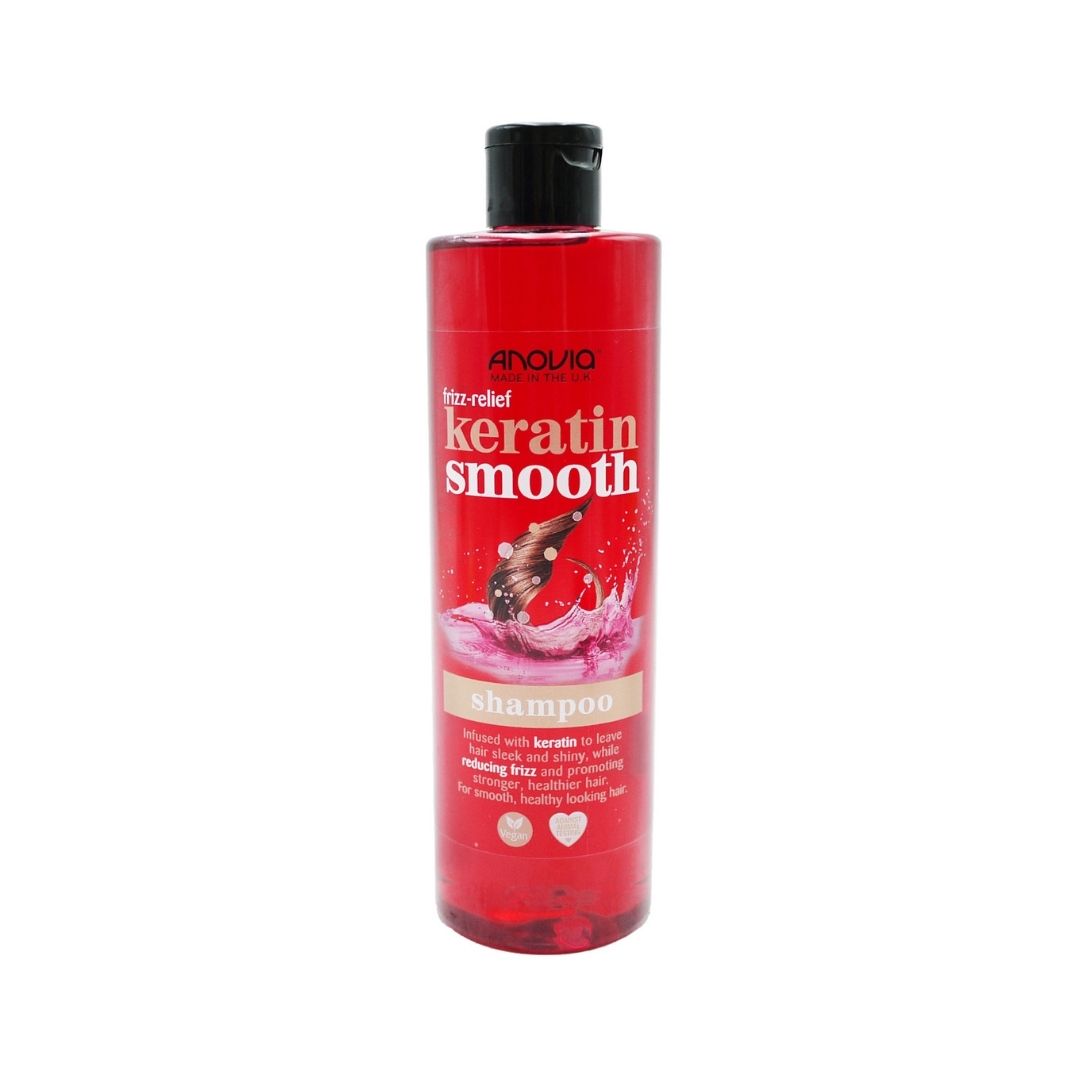 Anovia Frizz Relief Keratin Smooth Shampoo For Shiny Hair 415ML | Daily Supplies