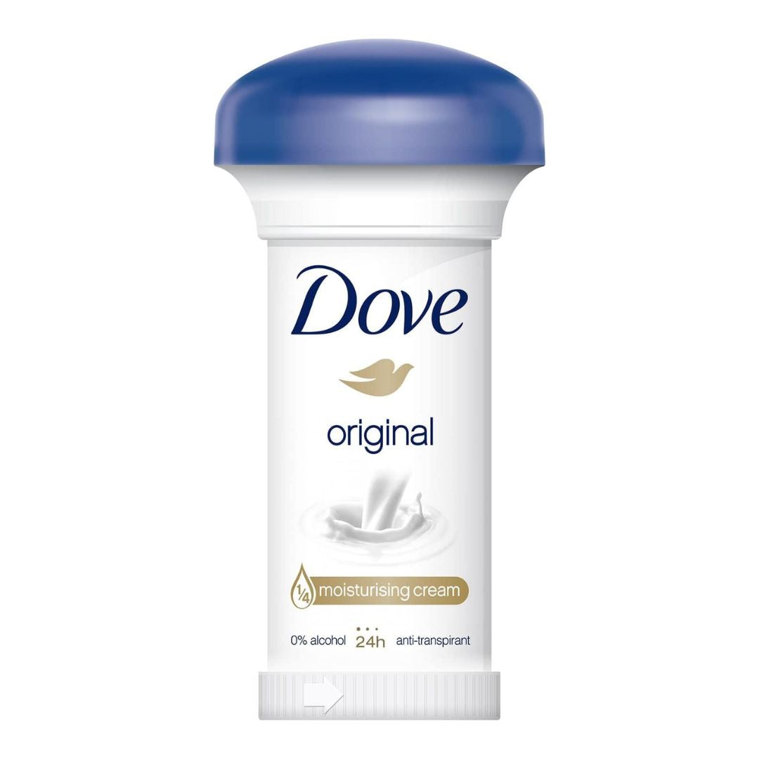Dove Original 24H AntiPerspirant Moisturising Cream 50ML | Daily Supplies