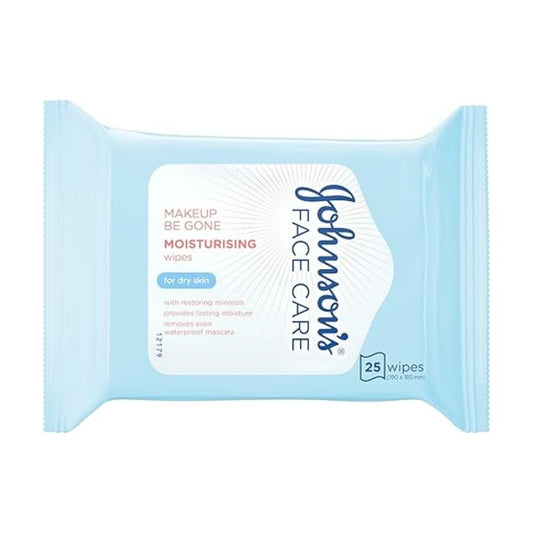 Johnsons Face Care Makeup Be Gone Moisturising Wipes 25'S | Daily Supplies