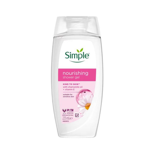 Simple Kind to Skin Nourishing Shower Gel 225 ML | Daily Supplies