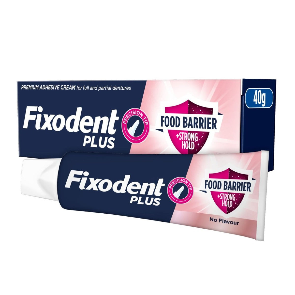 Fixodent Plus Food Seal Denture Adhesive Cream 40g | Daily Supplies