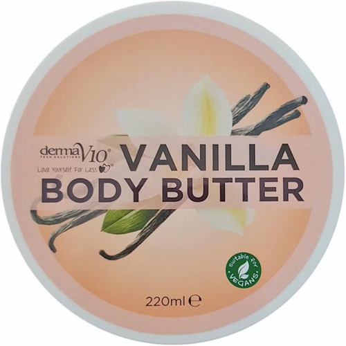 Derma V10 Vanilla Body Butter 220 ml | Daily Supplies