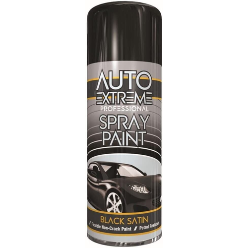 Auto Extreme All purpose Professional Spray Paint Black Satin 400ml | Daily Supplies