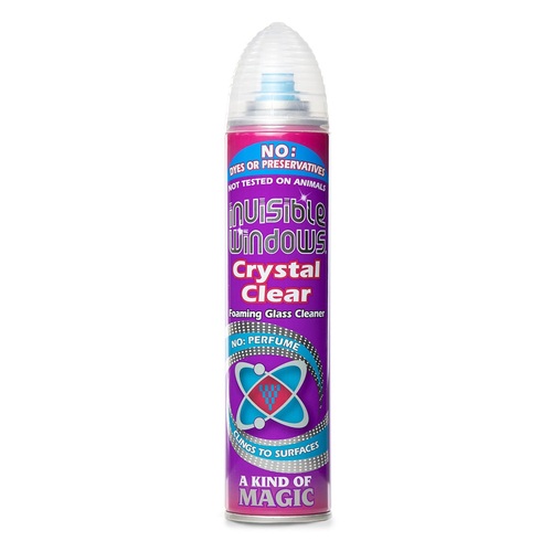 Aristowax Invisible Windows Crystal Clear Foaming Glass Cleaner Spray 300 ML | Daily Supplies
