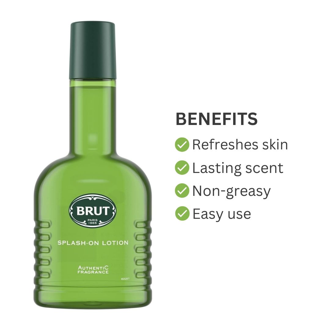 Brut Splash On Authentic fragrance 200ml