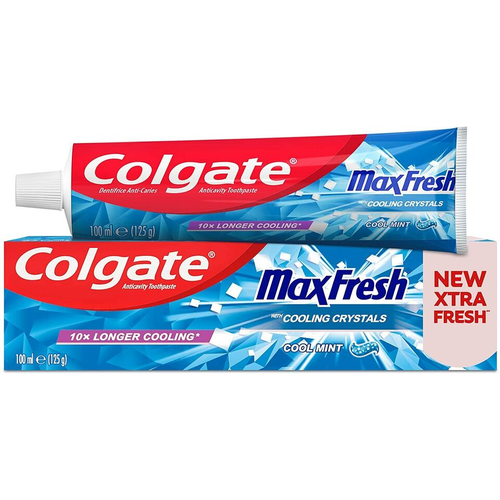Colgate Max Fresh Toothpaste Cool Mint With Cooling Crystle 100ml | Daily Supplies
