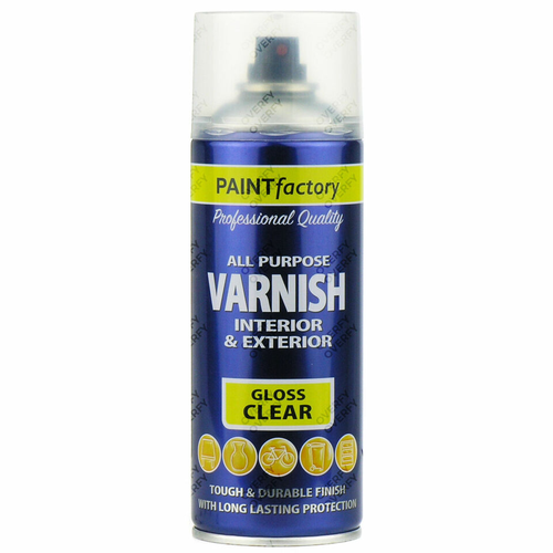 Paint Factory Varnish Interior & exterior All Purpose Gloss Clear 400ml | Daily Supplies