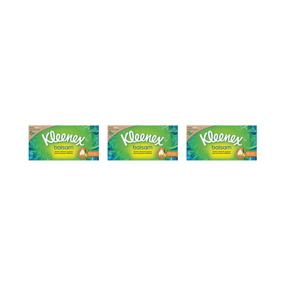 Kleenex Balsam Protective Balm Facial Tissues 64's