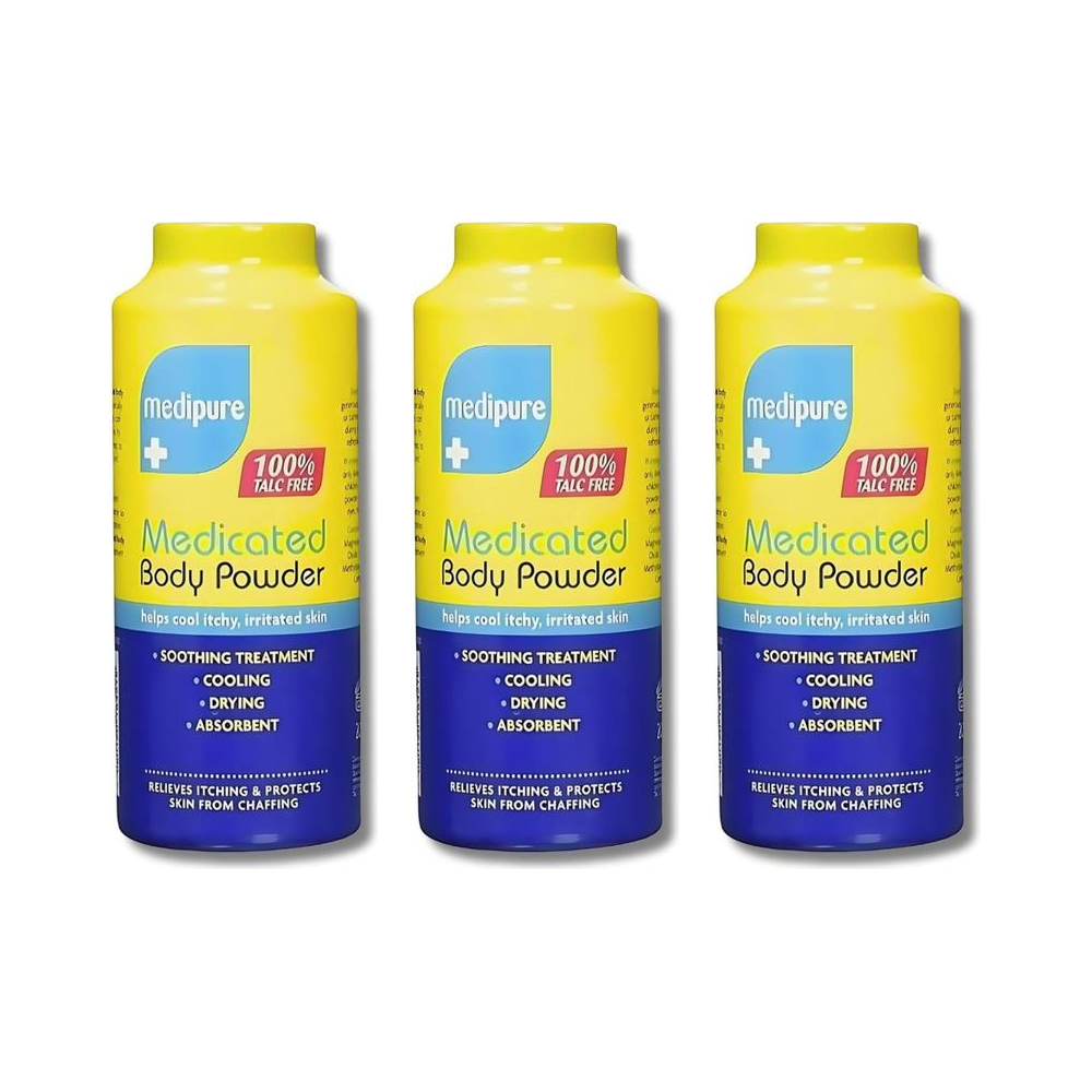 Medipure Medicated Body Powder for Itchy Irritated Skin 200g