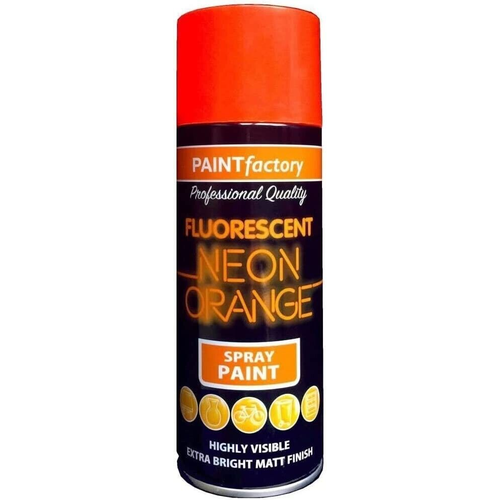 Paint Factory All Purpose Spray Can Neon Orange 400ml | Daily Supplies
