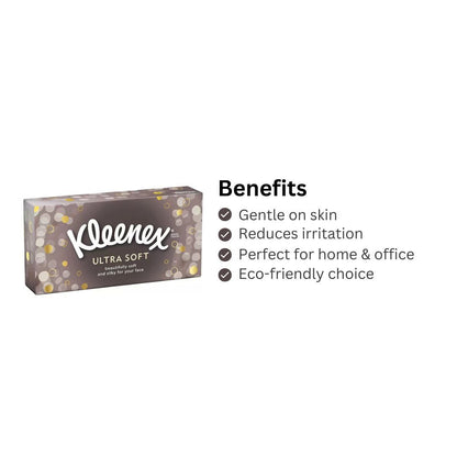 Kleenex Ultra Soft Facial Tissues 64's
